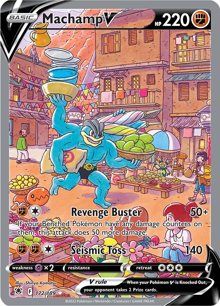 Machamp V (172/189) [Sword & Shield: Astral Radiance] | The Gaming-Verse