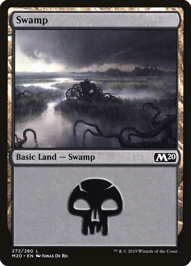 Swamp (#272) [Core Set 2020] | The Gaming-Verse