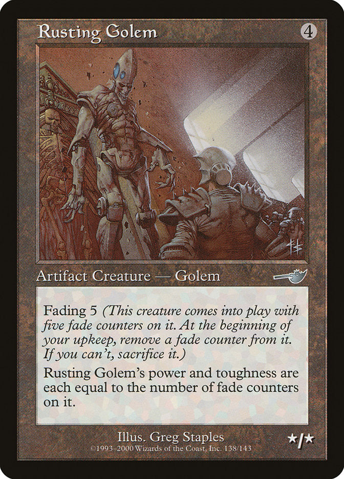 Rusting Golem [Nemesis] | The Gaming-Verse