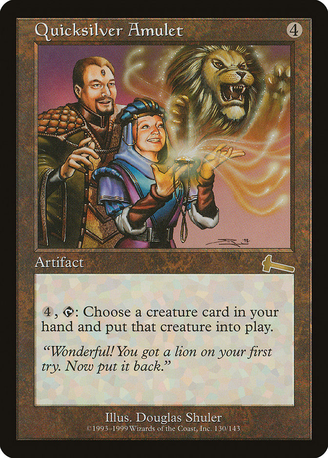 Quicksilver Amulet [Urza's Legacy] | The Gaming-Verse