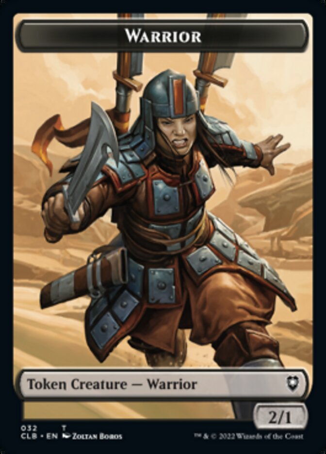 Warrior // Inkling Double-sided Token [Commander Legends: Battle for Baldur's Gate Tokens] | The Gaming-Verse