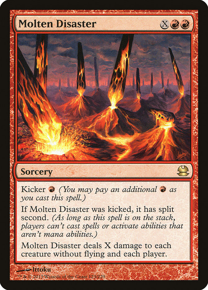 Molten Disaster [Modern Masters] | The Gaming-Verse
