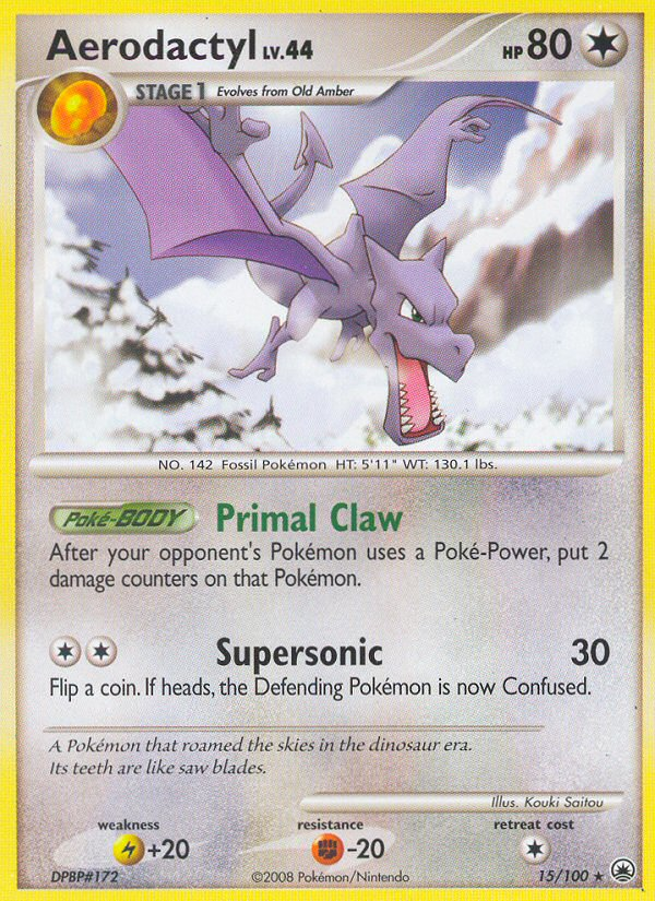 Aerodactyl (15/100) [Diamond & Pearl: Majestic Dawn] | The Gaming-Verse