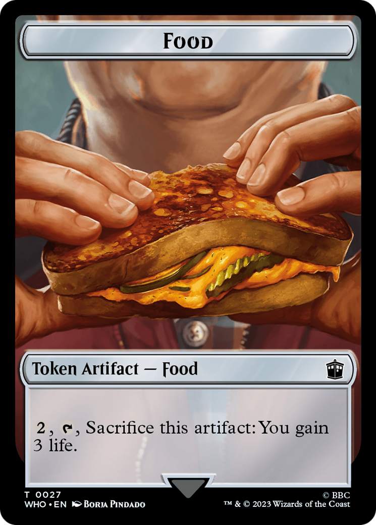 Alien Angel // Food (0027) Double-Sided Token [Doctor Who Tokens] | The Gaming-Verse