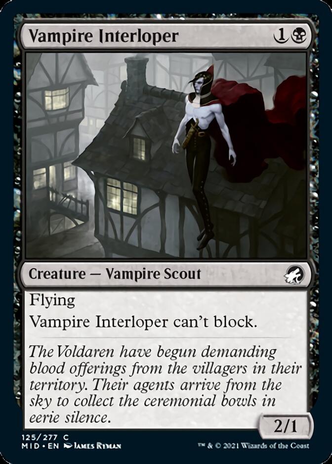 Vampire Interloper [Innistrad: Midnight Hunt] | The Gaming-Verse