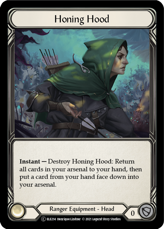 Honing Hood [U-ELE214] Unlimited Rainbow Foil | The Gaming-Verse