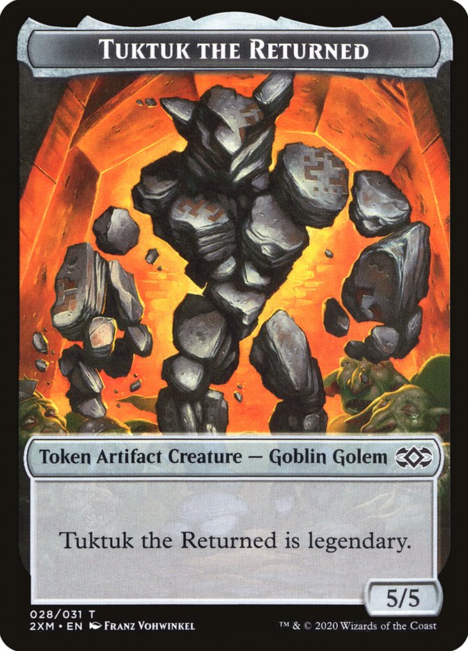 Tuktuk the Returned Token [Double Masters] | The Gaming-Verse