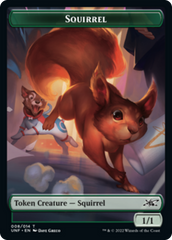 Squirrel // Food (011) Double-sided Token [Unfinity Tokens] | The Gaming-Verse