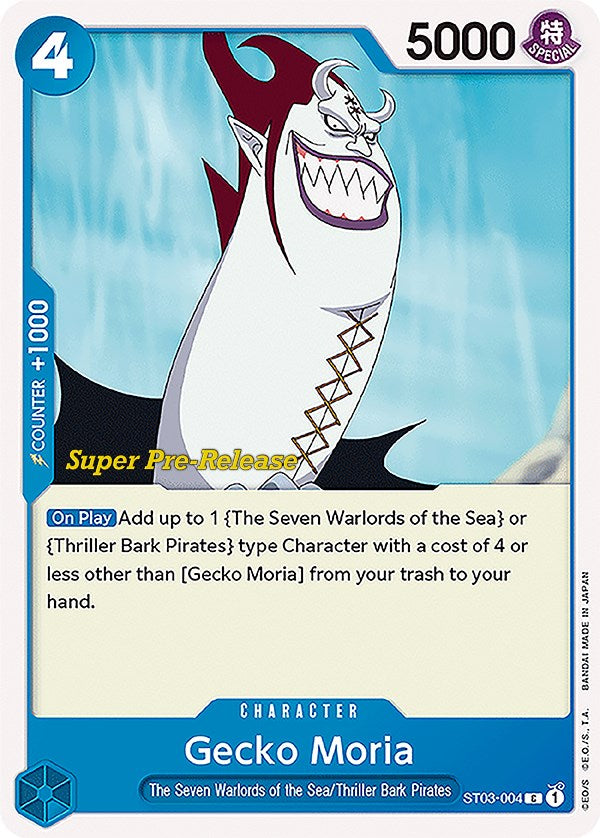 Gecko Moria [Super Pre-Release Starter Deck: The Seven Warlords of the Sea] | The Gaming-Verse