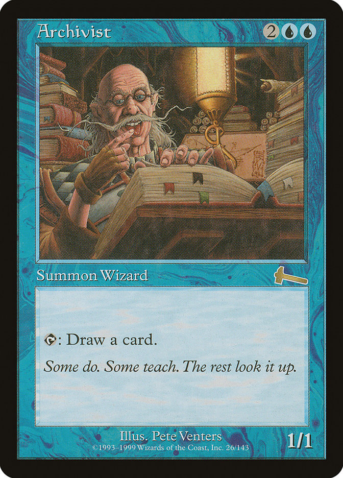 Archivist [Urza's Legacy] | The Gaming-Verse