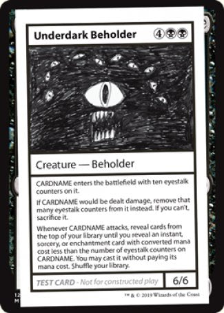 Underdark Beholder (2021 Edition) [Mystery Booster Playtest Cards] | The Gaming-Verse