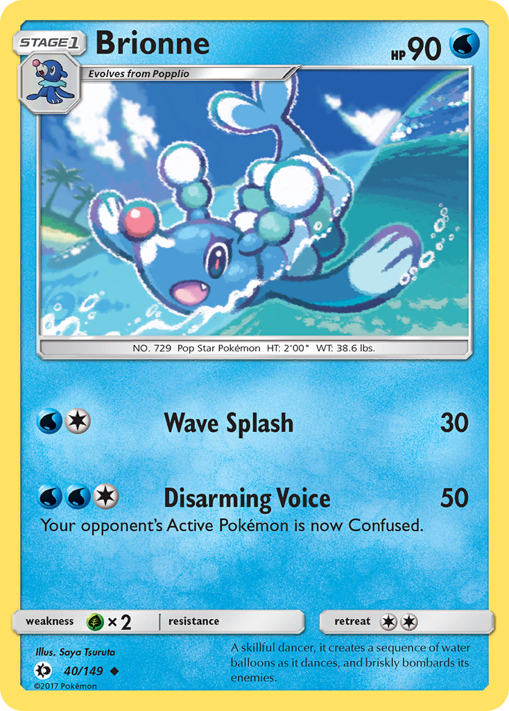 Brionne (40/149) [Sun & Moon: Base Set] | The Gaming-Verse