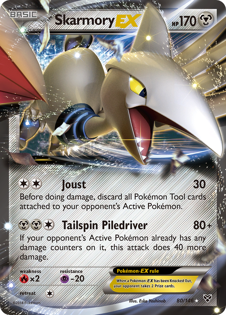 Skarmory EX (80/146) [XY: Base Set] | The Gaming-Verse