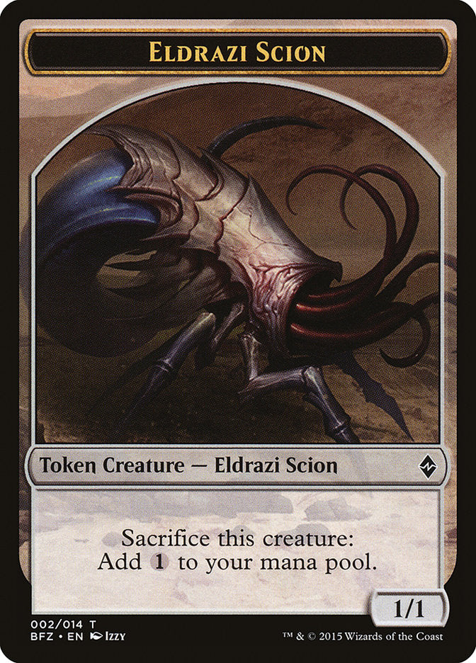 Eldrazi Scion (002/014) [Battle for Zendikar Tokens] | The Gaming-Verse