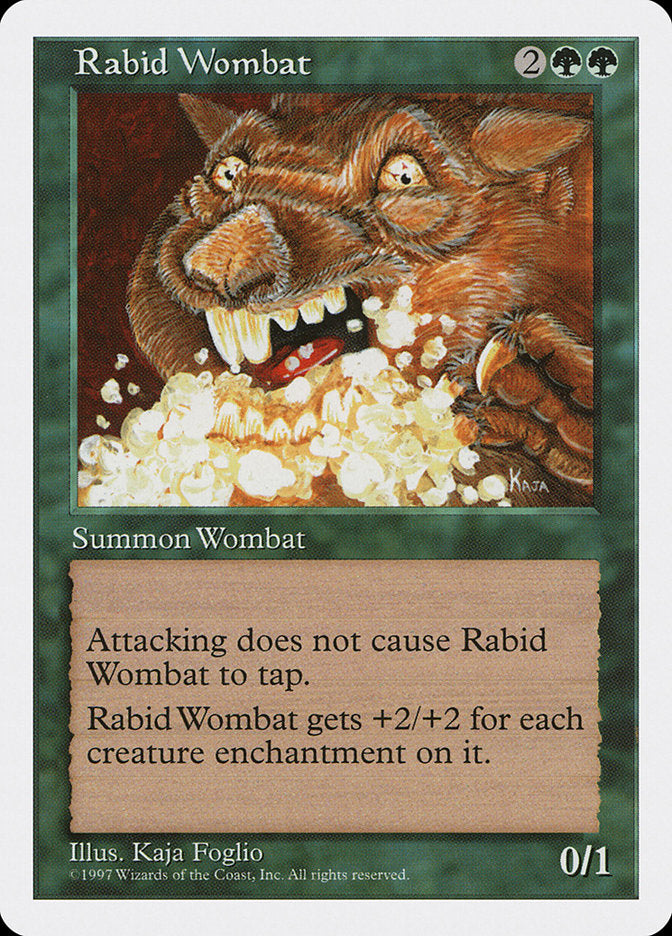 Rabid Wombat [Fifth Edition] | The Gaming-Verse