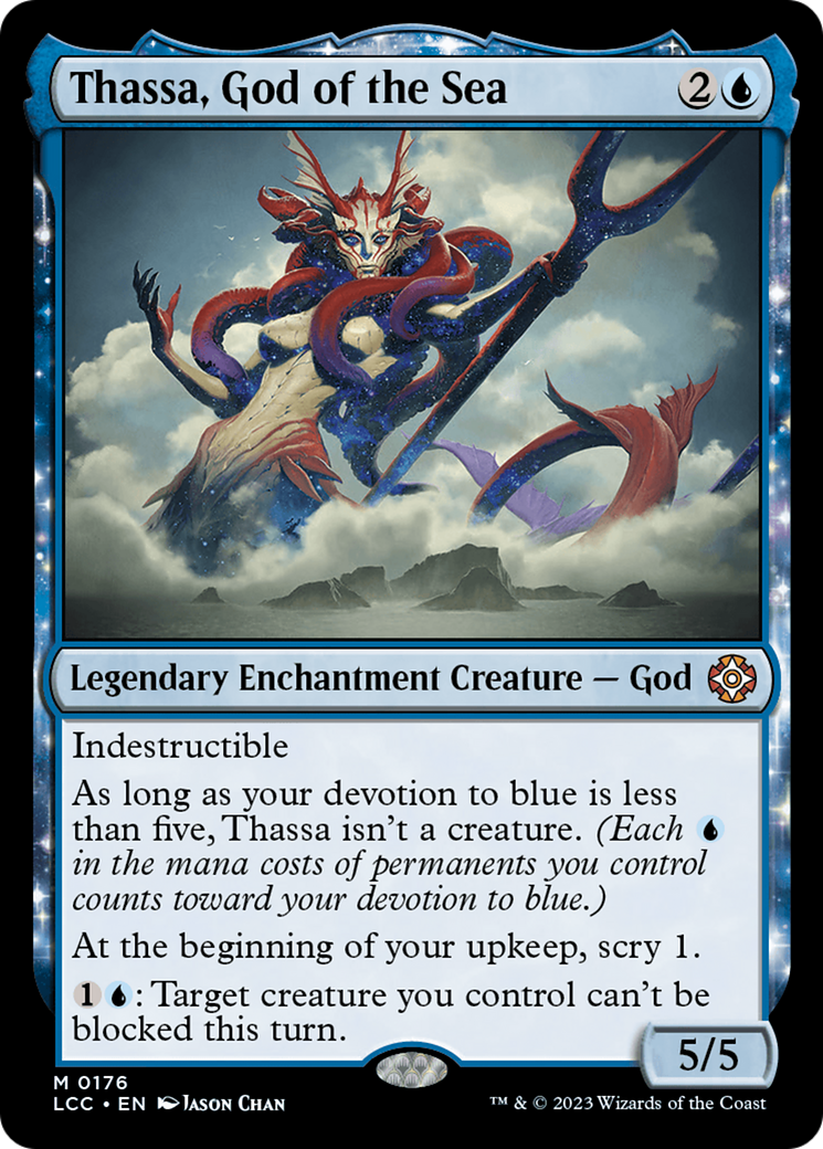 Thassa, God of the Sea [The Lost Caverns of Ixalan Commander] | The Gaming-Verse