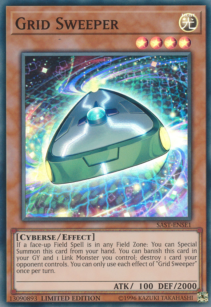 Grid Sweeper [SAST-ENSE1] Super Rare | The Gaming-Verse