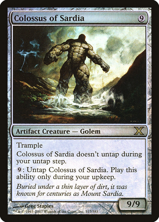 Colossus of Sardia (Premium Foil) [Tenth Edition] | The Gaming-Verse