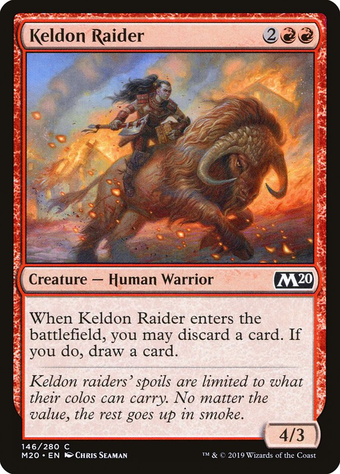 Keldon Raider [Core Set 2020] | The Gaming-Verse