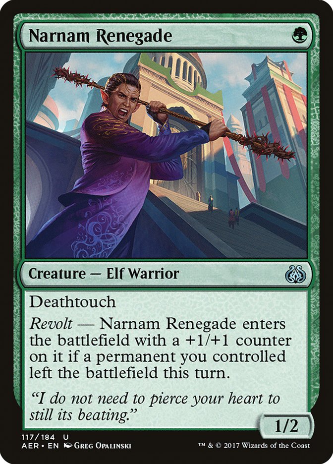 Narnam Renegade [Aether Revolt] | The Gaming-Verse