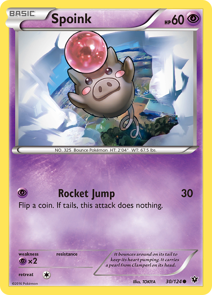 Spoink (30/124) [XY: Fates Collide] | The Gaming-Verse