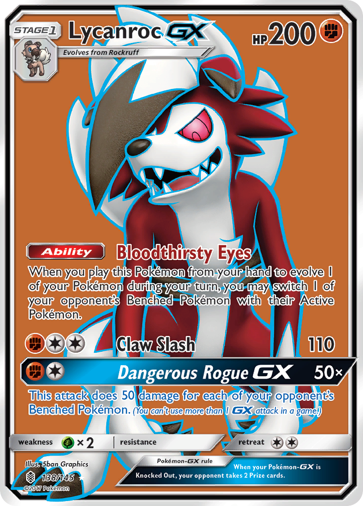 Lycanroc GX (138/145) [Sun & Moon: Guardians Rising] | The Gaming-Verse