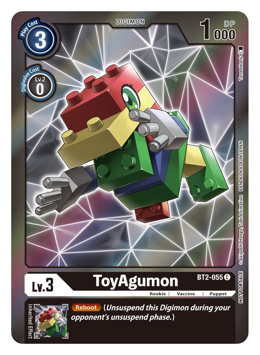 ToyAgumon [BT2-055] (Event Pack 2) [Release Special Booster Ver.1.0] | The Gaming-Verse