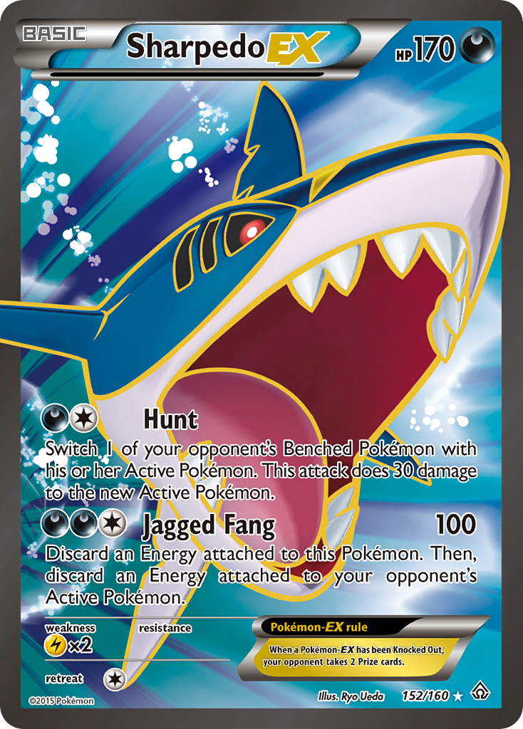 Sharpedo EX (152/160) [XY: Primal Clash] | The Gaming-Verse