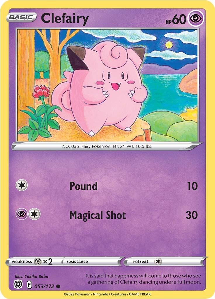 Clefairy (053/172) [Sword & Shield: Brilliant Stars] | The Gaming-Verse