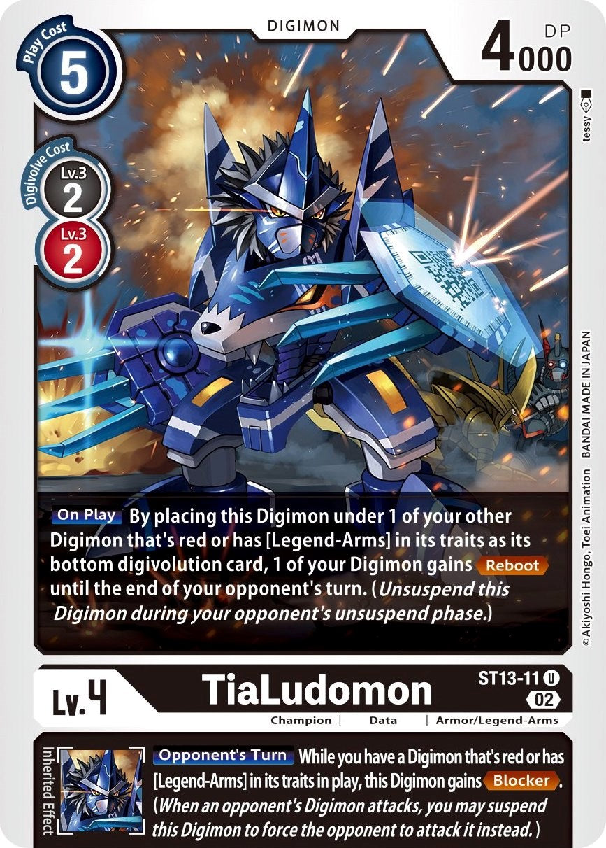 TiaLudomon [ST13-11] [Starter Deck: Ragnaloardmon] | The Gaming-Verse