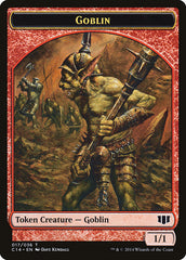 Goblin // Goat Double-sided Token [Commander 2014 Tokens] | The Gaming-Verse