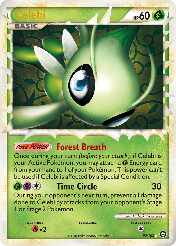 Celebi (92/102) [HeartGold & SoulSilver: Triumphant] | The Gaming-Verse