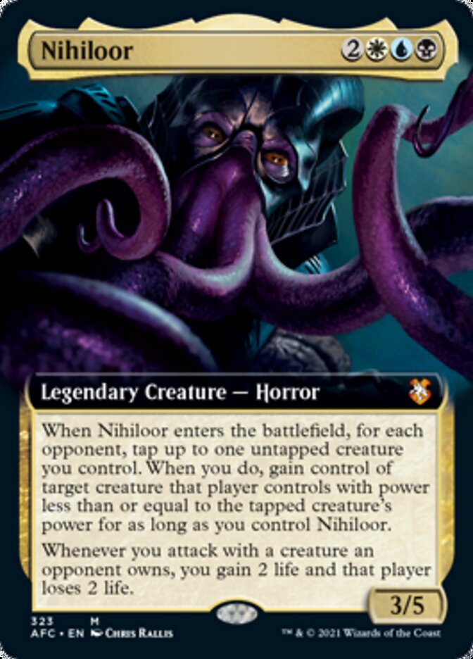 Nihiloor (Extended) [Dungeons & Dragons: Adventures in the Forgotten Realms Commander] | The Gaming-Verse