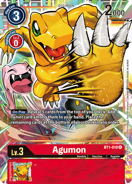 Agumon [BT1-010] (Dash Pack) [Release Special Booster Ver.1.0 Promos] | The Gaming-Verse