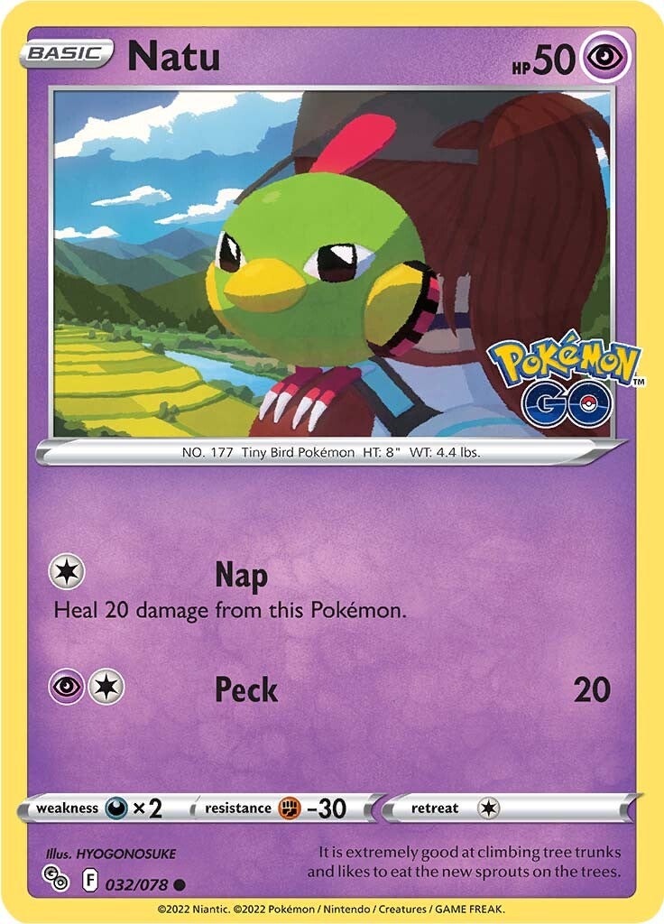 Natu (032/078) [Pokémon GO] | The Gaming-Verse