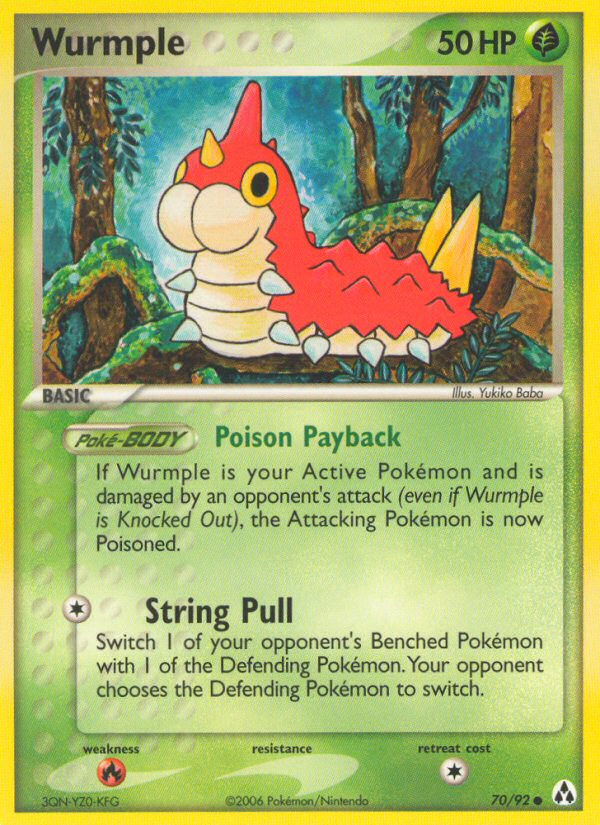 Wurmple (70/92) [EX: Legend Maker] | The Gaming-Verse