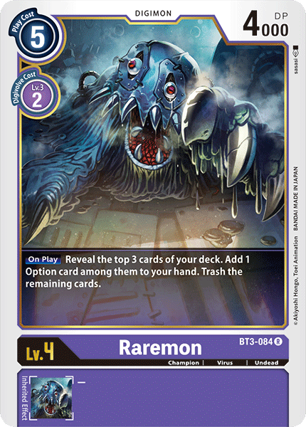 Raremon [BT3-084] [Release Special Booster Ver.1.0] | The Gaming-Verse