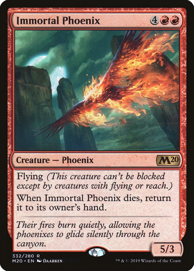 Immortal Phoenix [Core Set 2020] | The Gaming-Verse