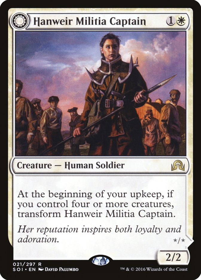 Hanweir Militia Captain // Westvale Cult Leader [Shadows over Innistrad] | The Gaming-Verse