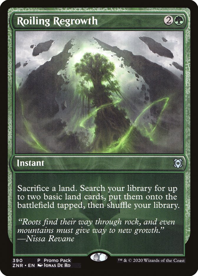 Roiling Regrowth (Promo Pack) [Zendikar Rising Promos] | The Gaming-Verse