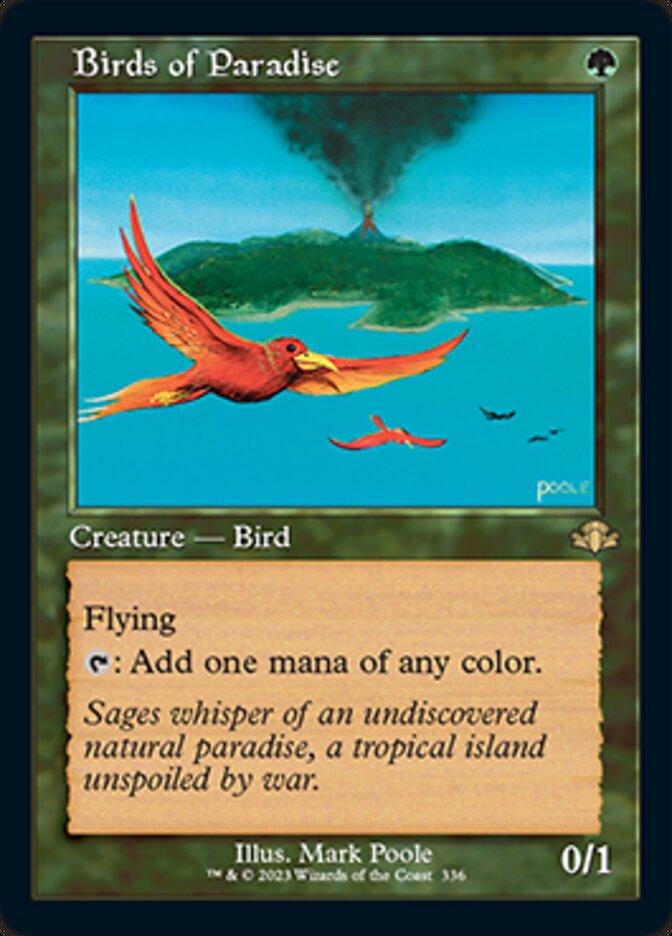 Birds of Paradise (Retro) [Dominaria Remastered] | The Gaming-Verse