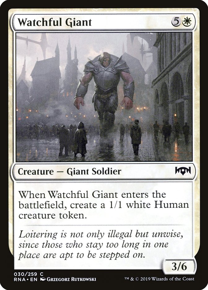 Watchful Giant [Ravnica Allegiance] | The Gaming-Verse