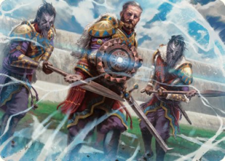 Argivian Phalanx Art Card [Dominaria United Art Series] | The Gaming-Verse