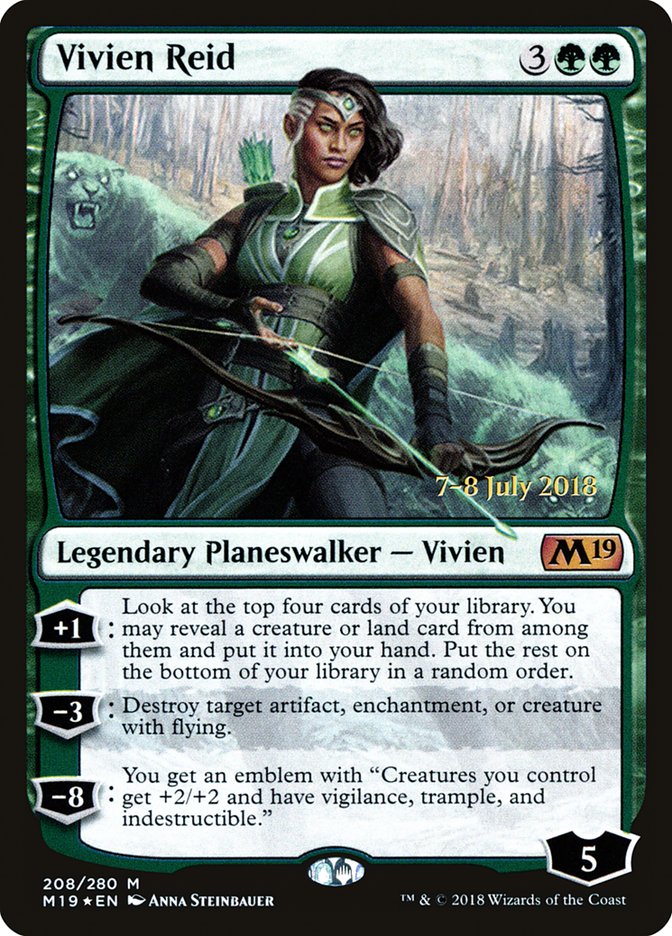 Vivien Reid  (Prerelease) [Core Set 2019 Prerelease Promos] | The Gaming-Verse