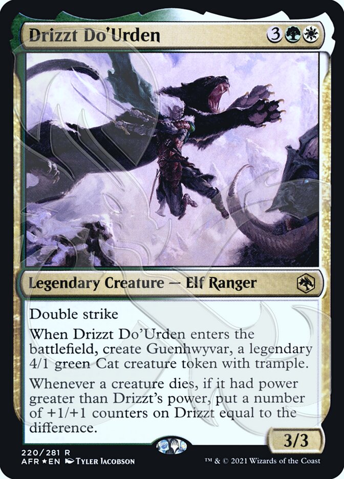 Drizzt Do'Urden (Ampersand Promo) [Dungeons & Dragons: Adventures in the Forgotten Realms Promos] | The Gaming-Verse