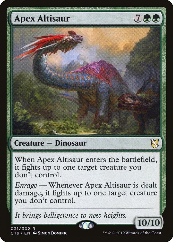 Apex Altisaur [Commander 2019] | The Gaming-Verse