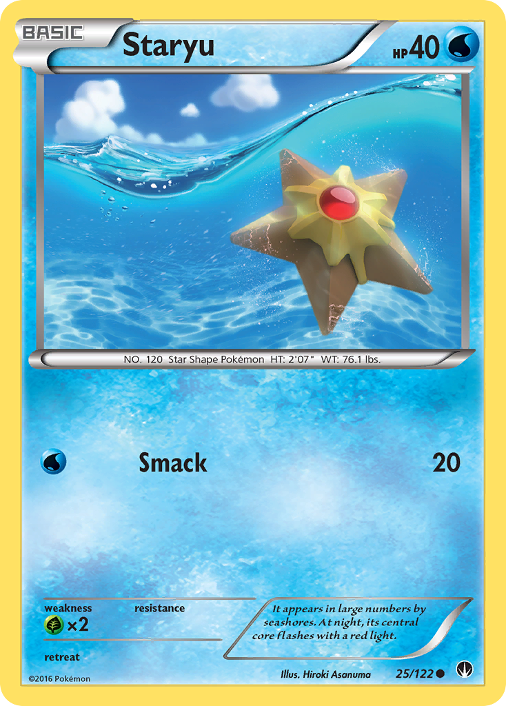 Staryu (25/122) [XY: BREAKpoint] | The Gaming-Verse