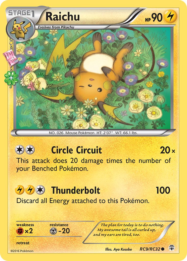 Raichu (RC9/RC32) [XY: Generations] | The Gaming-Verse