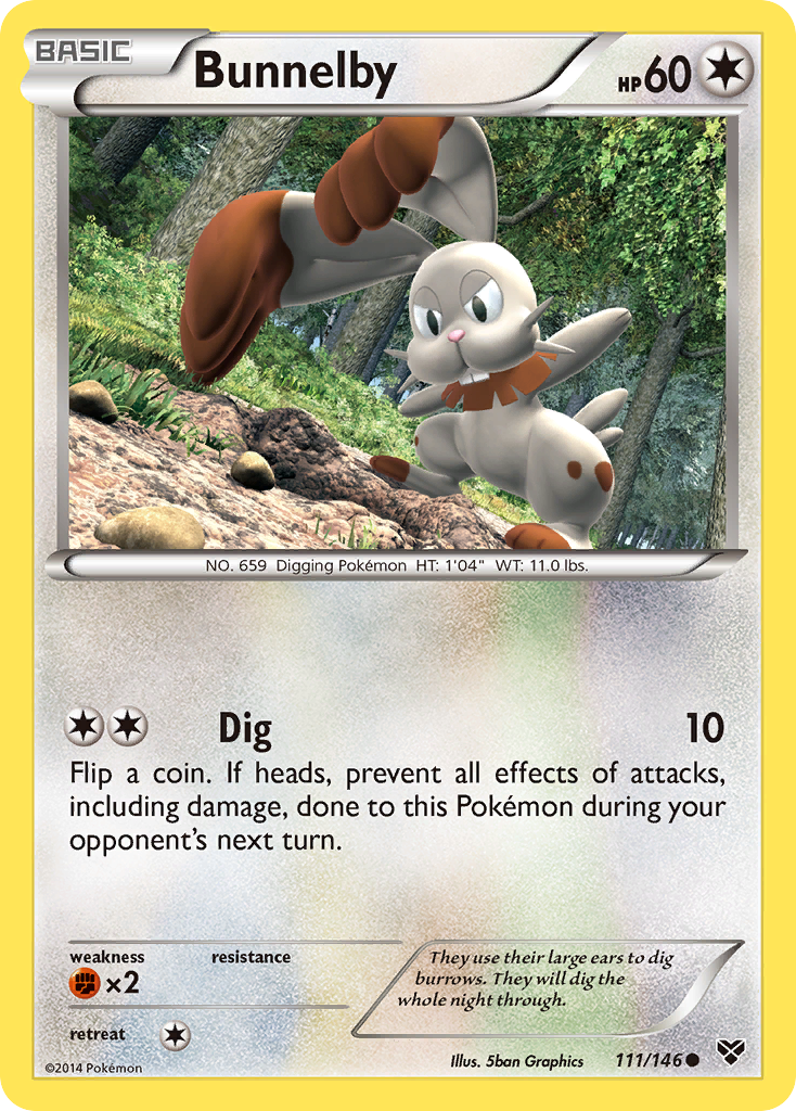 Bunnelby (111/146) [XY: Base Set] | The Gaming-Verse