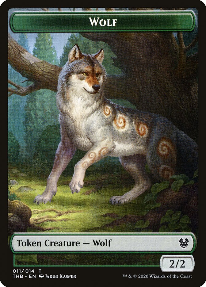 Wolf Token [Theros Beyond Death] | The Gaming-Verse